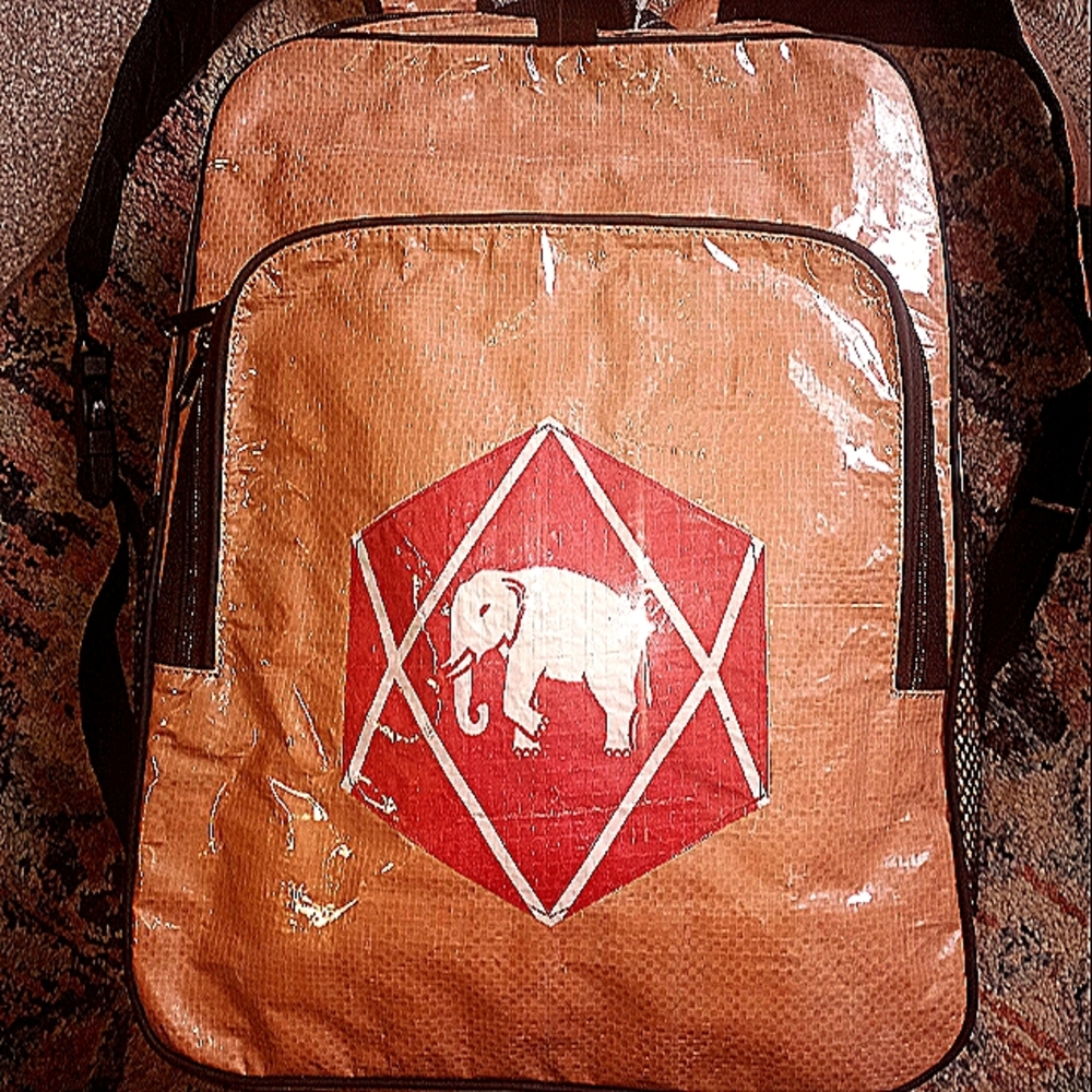 Lifetote new peach elephant bookbag.